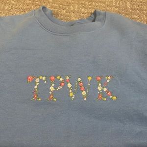 treat people with kindness embroiled crewneck